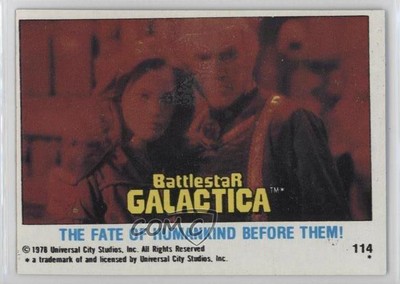 1978 Topps Battlestar Galactica The Fate of Humankind Before Them! #114 15t0