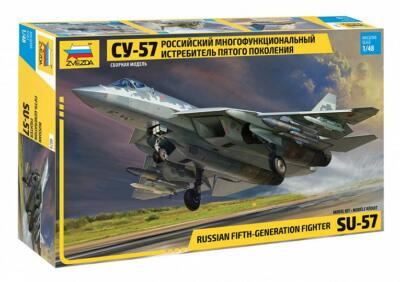 Russian Fifth-Generation Fighter SU-57 4824  Zvezda 1:48 New!