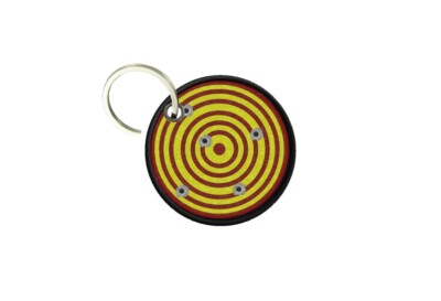 Keychain Round Printed Double-Sided Target Impact