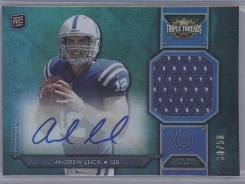 2012 Topps Triple Threads Andrew Luck #TTRAR-27