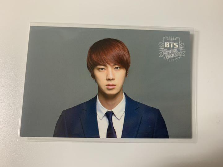 BTS  SUMMER PACKAGE  2014  サマパケ　JIN BTS JIN 2014 Summer Package Official Photocard Photo Card