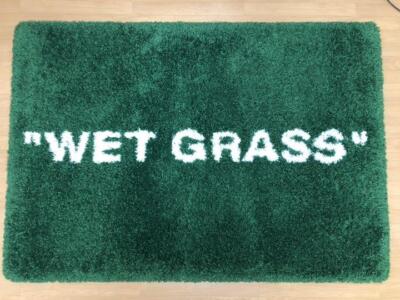 Virgil Abloh Ikea Markerad collabo Wet Grass Rug Green