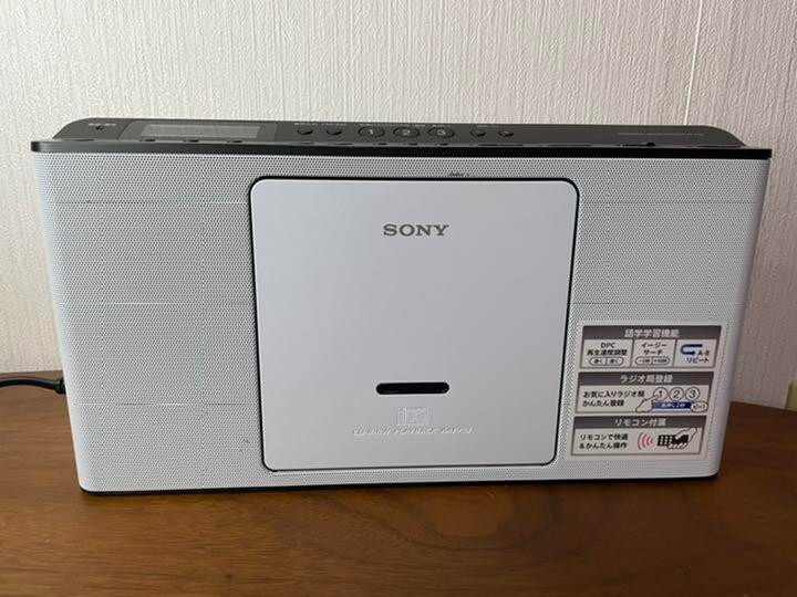 SONY 　ソニー　CDラジオ　ZS-E80 ピンク　薄型コンパクト 20年製 Amazon.co.jp: ソニー CDラジオ ZS-E80 : FM/AM/ワイドFM対応