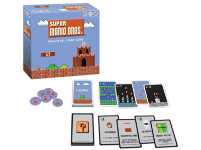 Super Mario Bros POWER UP Card Game 3-8 Players Ages 8+