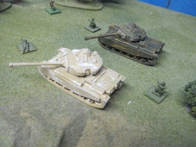 15mm Israeli Centurion Mk III 20pdr platoon (5 vehicles). 