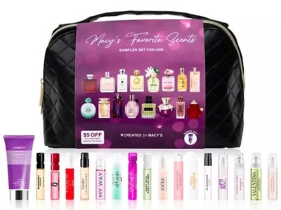 New 18-Pc. Fragrance Sampler Set For Her Created for Macy's 2024 + $5 Off
