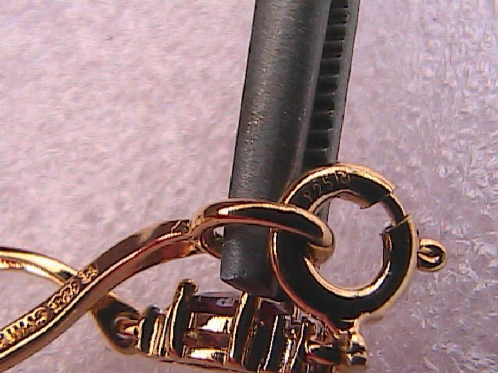 Sterling Silver and Garnet Bracelet