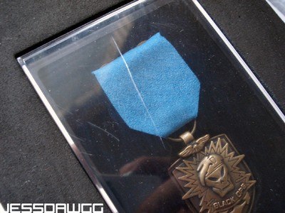 Medal with case of Black Ops Metal Call of Duty video game exclusive