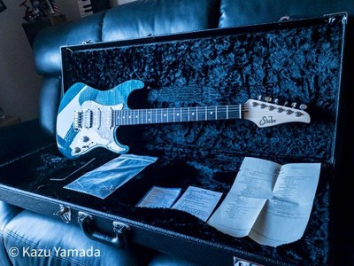 ギター Suhr Standard Pro Bahama Blue Suhr Standard Plus Guitar, Bahama Blue, Roasted Maple