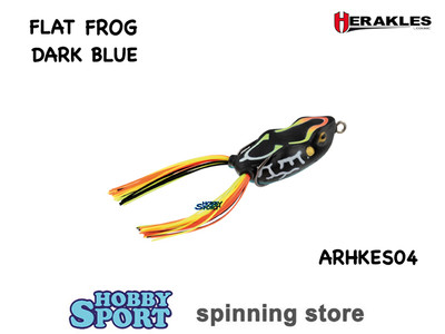 FLAT FROG HERAKLES Col ARHKES04 DARK BLUE 7 GR RANA PER SPINNING BLACK BASS