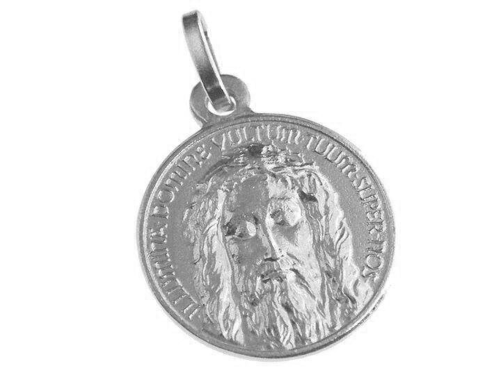 Medaglia  Del Santo Volto In Argento 925