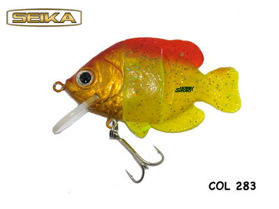 SEIKA PIRANHA 6 CM COLORE 283 LURES 10 GR SPINNING PER LUCCIO - BASS 559060283