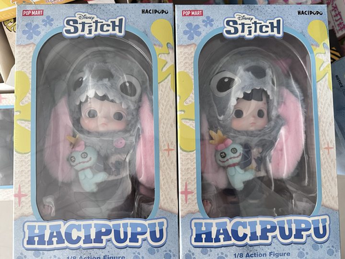 ぬいぐるみ Popmart Hacipupu Stitch 1/8 Figure Authentic POPMART HACIPUPU Stitch 1/8 Action Figure Toy