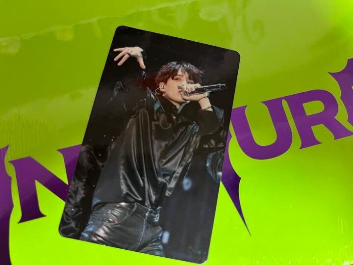 BTS SUGA Official Photocard LOVE YOURSELF EUROPE LYS blu-ray