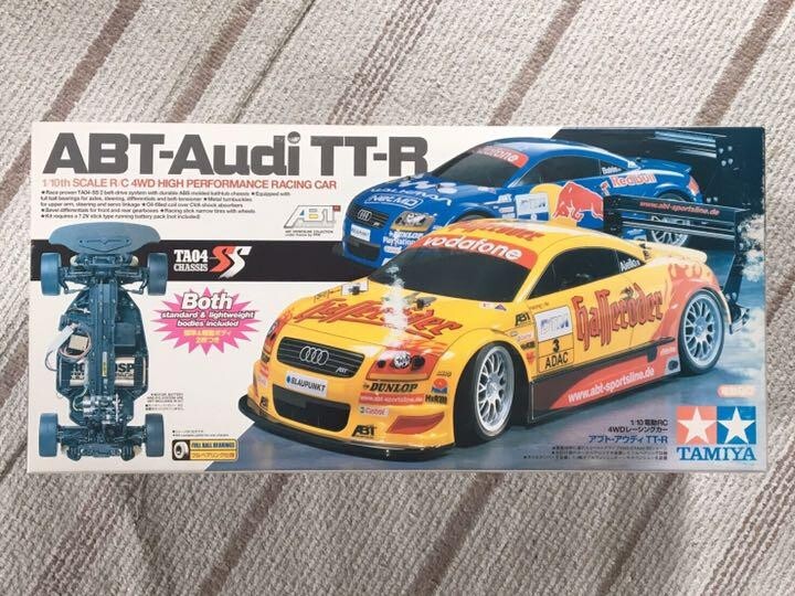 ホビーラジコン TAMIYA ABT-Audi TT-R 1/10 TA04-SS TAMIYA 1/10 R/C Racing Car ABT-Audi TT-R DTM champion red