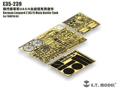 ET Model 1/35 E35239 German Leopard 2 A5/6 Detail Up Set for Tamiya