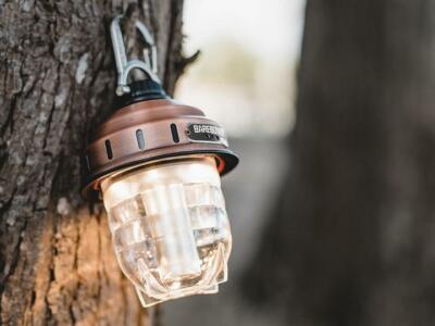 Barebones Living Beacon Hanging Lanter Rechargeable Steel/Copper Construction
