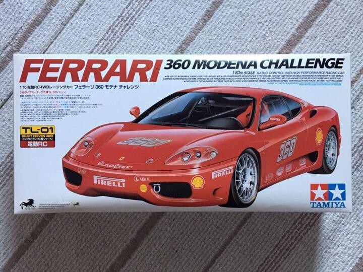 ホビーラジコン TAMIYA FERRAR 360 MODENA CHALLENGE 1/10 Tamiya 1/10 Ferrari 360 Modena Challenge R/C Plastic Model