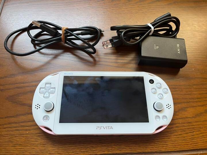 SONY PS Vita Light Pink / White Console PCH-2000 ZA19 Model
