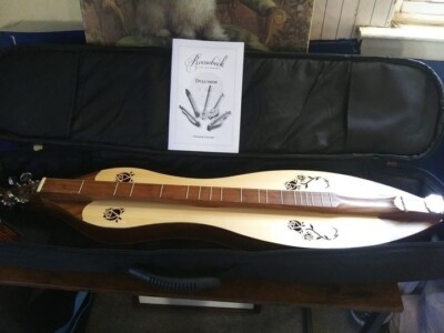 Roosebeck Grace Mountain Dulcimer w/ Roses w/new gig bag FREE SHIPPING