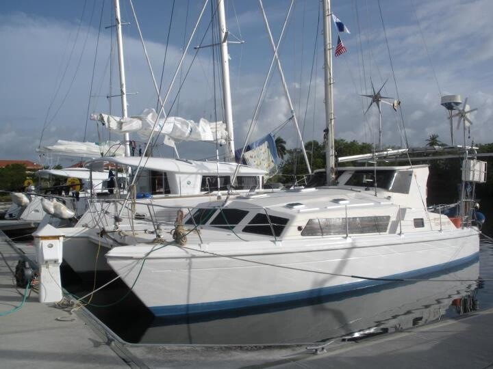Prout Snowgoose Elite 37' catamaran 1988 blue water cruiser