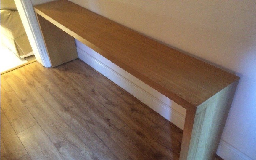 IKEA Birch Over-the-Bed Table / hi-fi table / radiator table / long table / console table | in ...