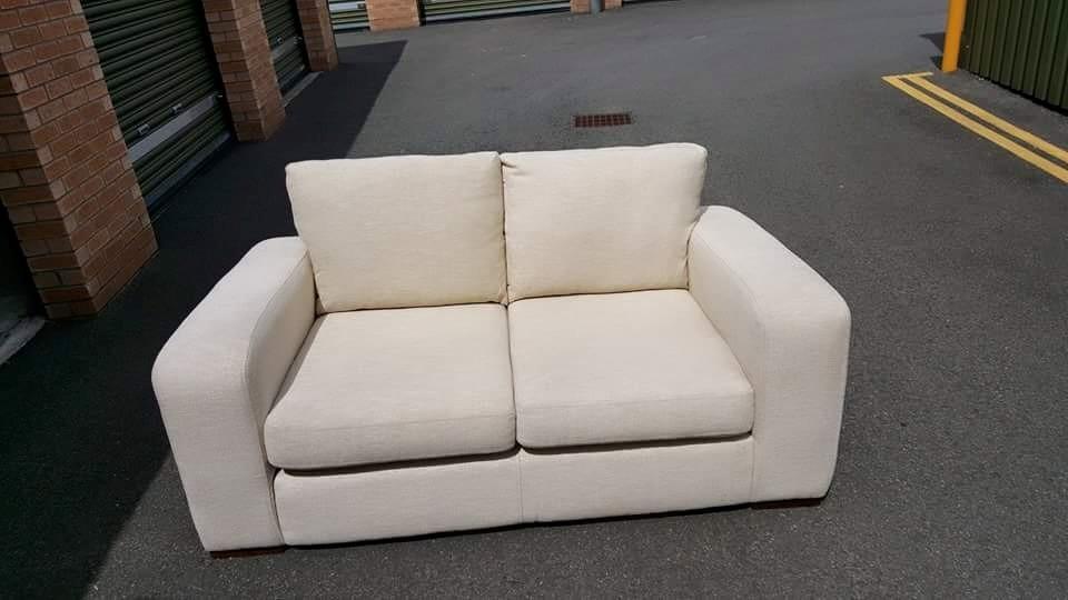 2 seater large cream sofa in Bridge of Earn, Perth and Kinross Gumtree