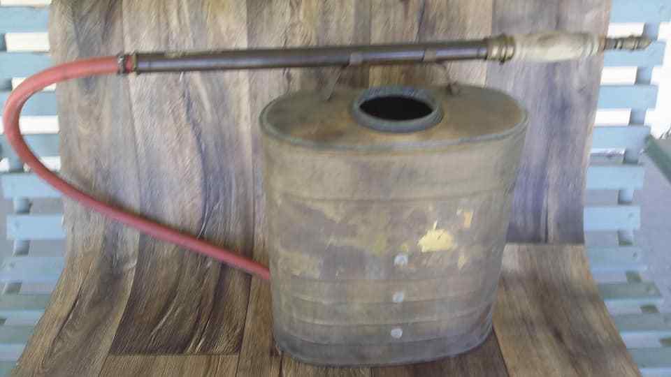 VTG/ANTIQUE ALL BRASS D.B.SMITH 90 BACK PACK FIRE EXTINGUISHER EMPTY RARE