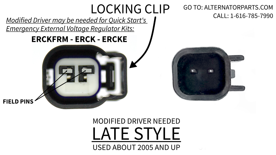 ERCKFRM-071  =  ERCKFRM/Driver/Plug Combo  Chrysler Dodge Ram  Jeep VW +