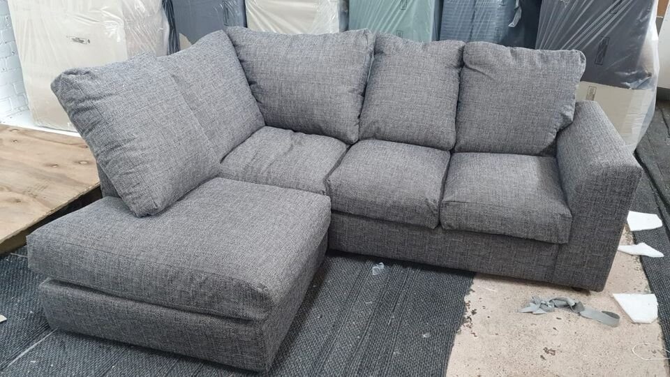 DYLAN CORNER BARCELONA SOFA L SHAPE THREE AND TWO SEATER SOFA in Ely