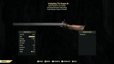 Схема дракон fallout 76