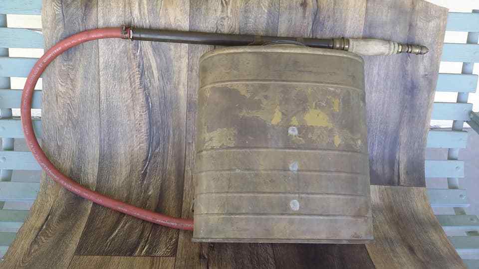 VTG/ANTIQUE ALL BRASS D.B.SMITH 90 BACK PACK FIRE EXTINGUISHER EMPTY RARE