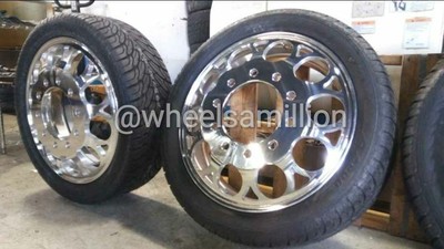 22.5, 22, 24''x8.25 Mega Plus Dually Wheels Alcoa Custom Design Rims Set of 6 