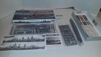 1996 TAMIYA 1:350 US Navy Destroyer DD445 Fletcher Model Kit 78012 012 322m