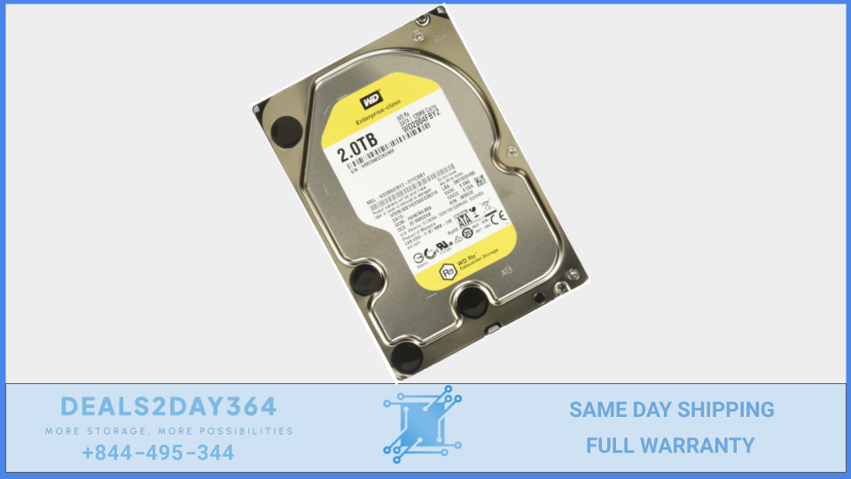 New 2TB SATA WD2004FBYZ WD 3.5