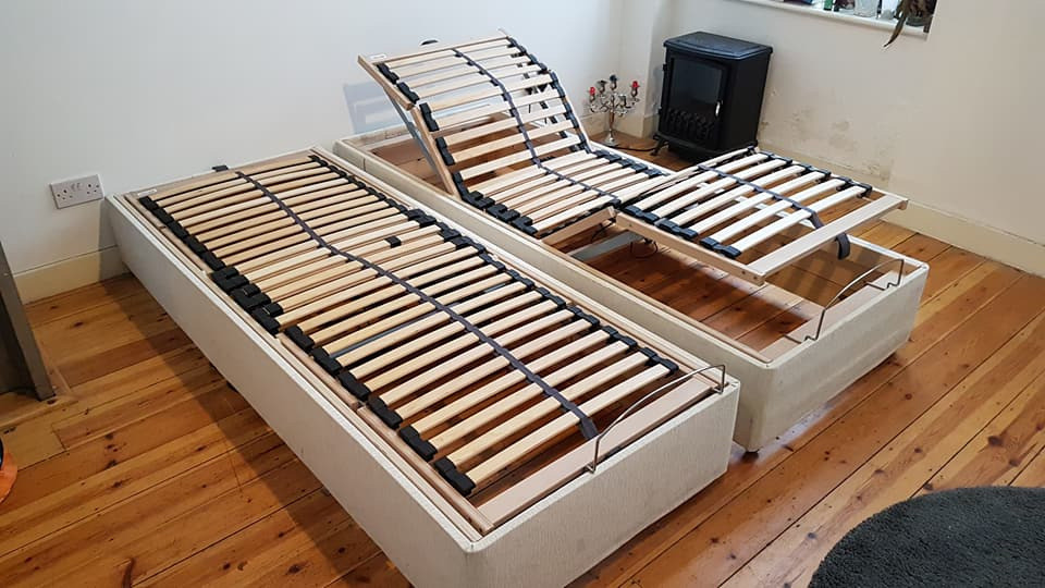 Adjustable Single Electric Bed (2'6 X 6'6) with Memory foam Mattress (8