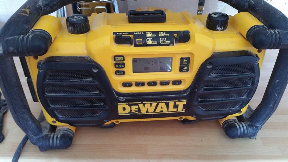 Dewalt DC013 240 volt site radio charger in East Kilbride, Glasgow
