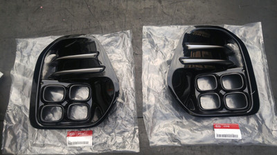 Genuine OEM LED Fog Lamp Light & Cover & Harness Set For 2017+ Kia