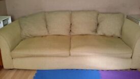 Very comfy DFS 4 seater 240x100cm gc long enought to lay down adult