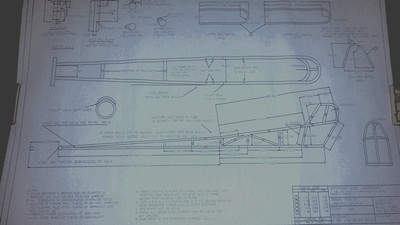 1960'S SLINGSHOT FRONT ENGINE DRAGSTER BLUEPRINT FED  NOSTALGIA RATROD 