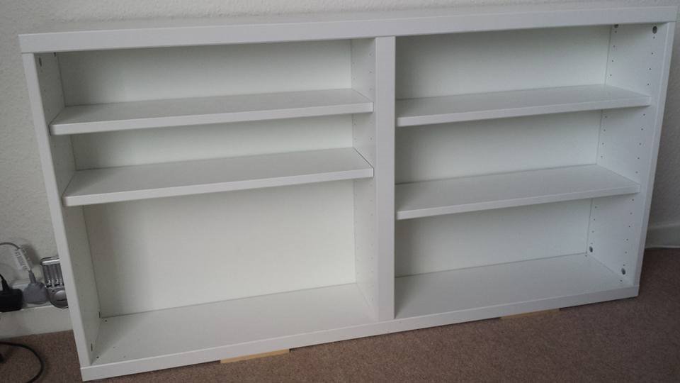Ikea shelving unit (65cm height, 120cm width, 20cm depth) in Leeds