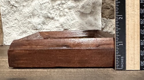 Vintage 3D Winter Scene Diorama Art Set Of 2 Framed Art  6” X 5”