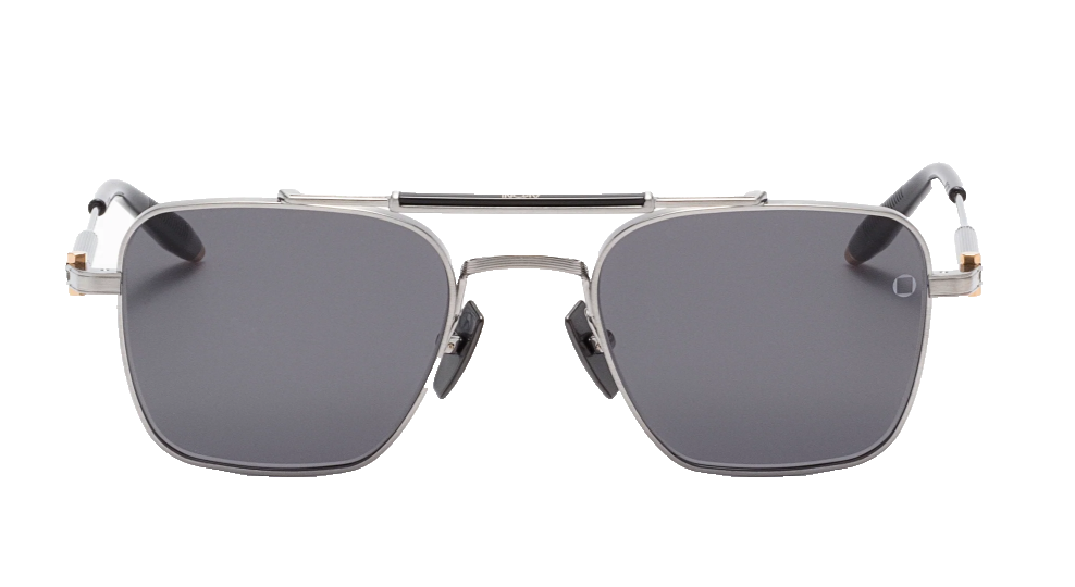 Pre-owned Akoni Sunglasses Europa Aks-200b-50 Palladium Unisex In Gray