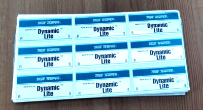 True Temper Dynamic Lite R/S Golf Club Shaft Band Labels - 9