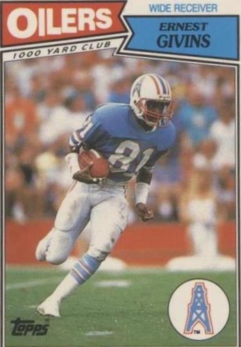 1987 Topps United Kingdom American Football Ernest Givins #63