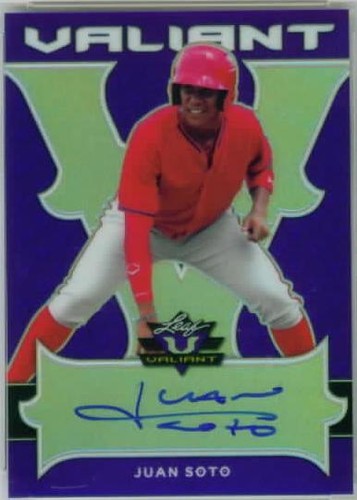 2018 Leaf Valiant - Juan Soto #BA-JS2