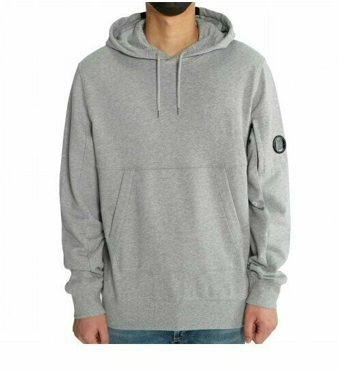 

Мужской пуловер с диагональными флисовыми очками CPCompany NEW AUTHENTIC Серый 08CMSS032A, Grey