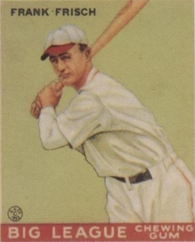 1983 Renata Galasso 1933 Goudey Reprints - Frankie Frisch #49