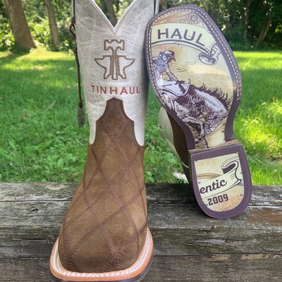 Tin Haul Men's Power Surge Anniversary Design Cowboy Boot 14-020-0101-5001 BR