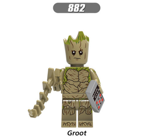 Baukästen Spielzeug Guardians Galaxy Superhero Krieg Modell Figur Geschenke 8PCS